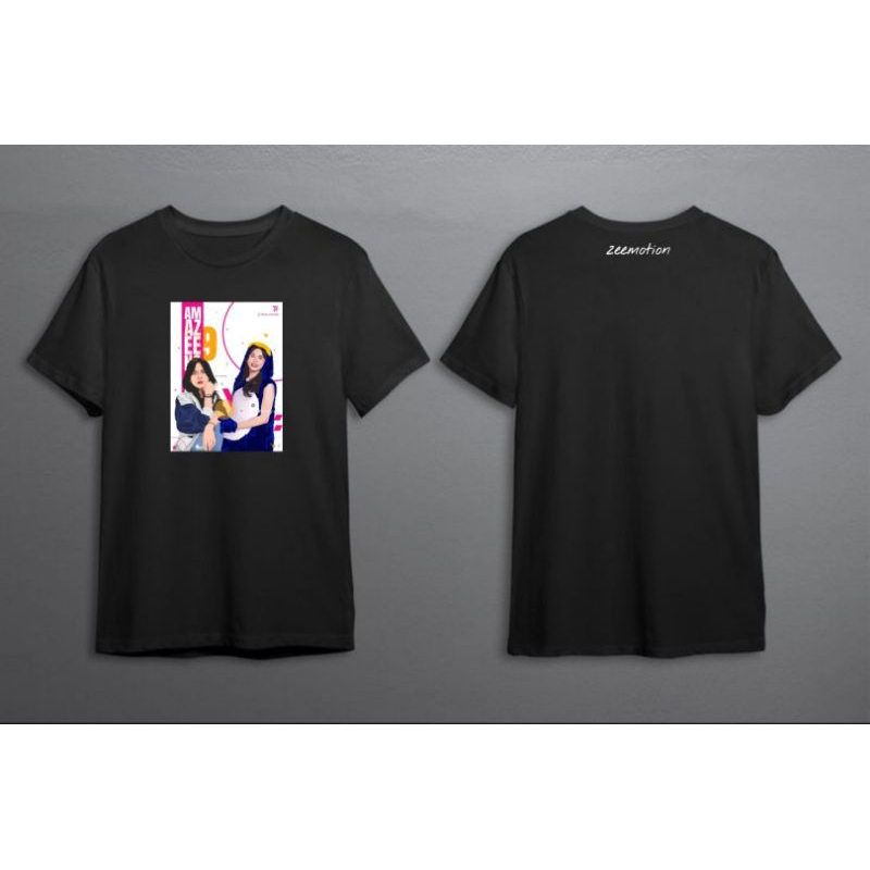 T-Shirt Baju Kaos Zeemotion Azizi asadel zee jkt48 fans