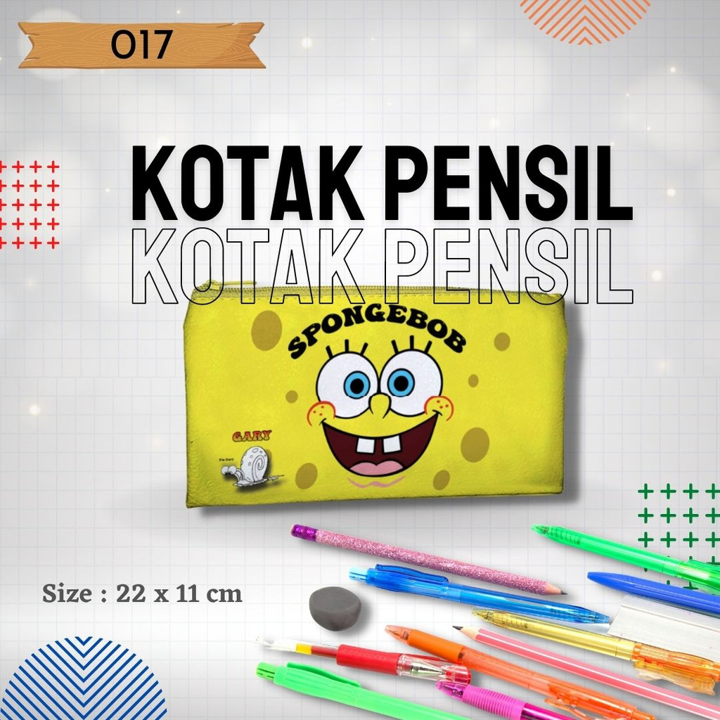 

Tempat Pensil, Kotak Pensil 001 gambar SPONGEBOB Serbaguna Murah Dan Kualitas Terjamin.