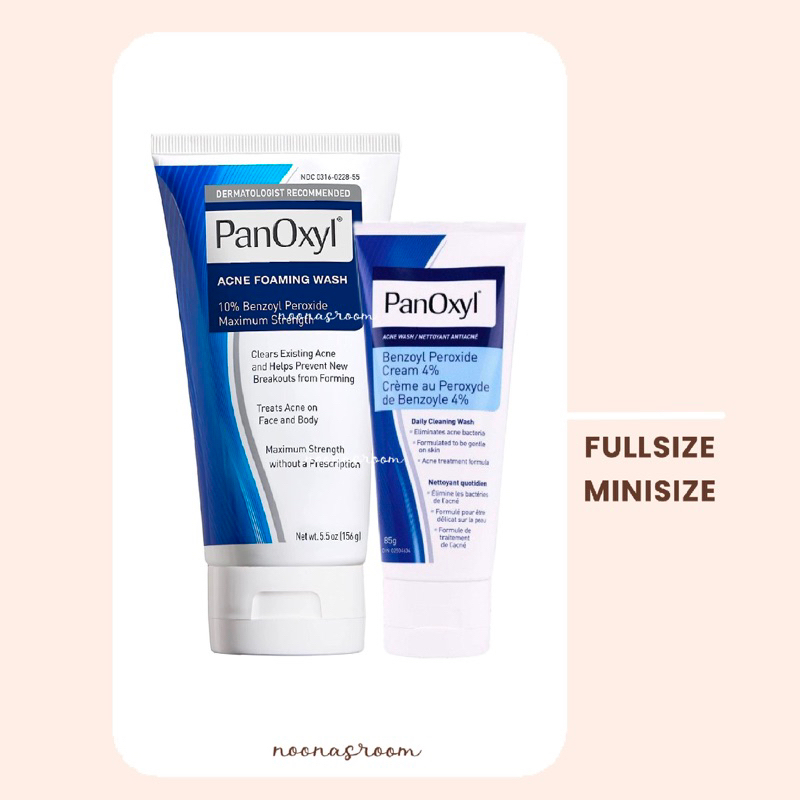 PanOxyl acne foaming creamy Wash 4% 10% Benzoyl peroxide cleanser