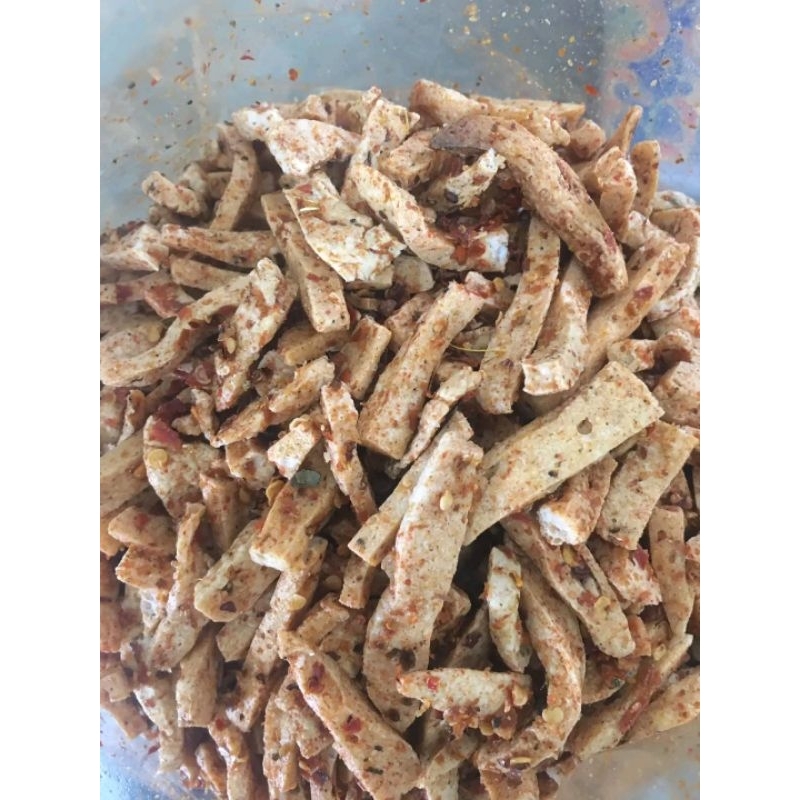 

Stick basreng pedes daun jeruk, enak viral kemasan 250gr.