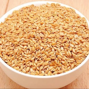 Organic Golden Flaxseed Premium Quality 1 Kg 1000 gram/ Biji Rami Kuning