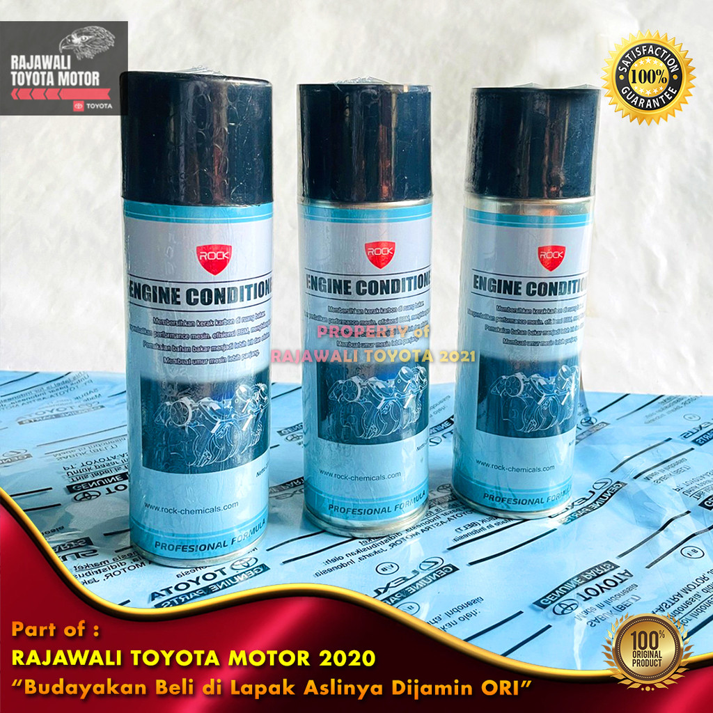 ROCK Power Engine Conditioner 220ML Pembersih Ruang Bakar Foam Chamber Clean New Original Japan