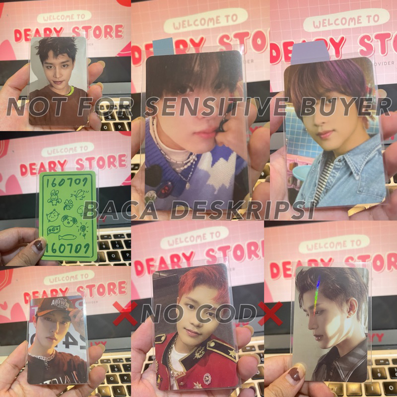 [READY DAMAGE] PC OFFICIAL NCT TAEIL, HAECHAN, RENJUN, MARK (BADDIES, MONDE, SPECIAL CANDY SPC, BAKE