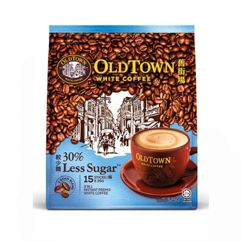 

OLDTOWN White Coffee 3 in 1 Less Sugar Malaysia (15 sachet)