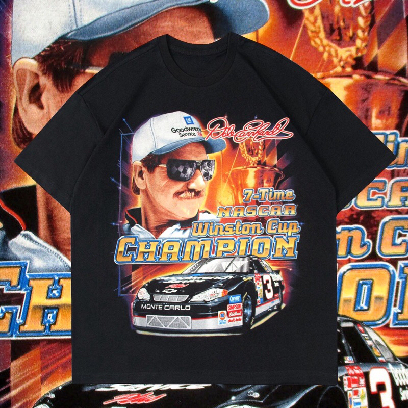 BAJU KAOS VINTAGE NASCAR”DALE WINSTON” |T-SHIRT VINTAGE NASCAR DALE | BAJU KAOS OVERSIZE PRIA |OVERS