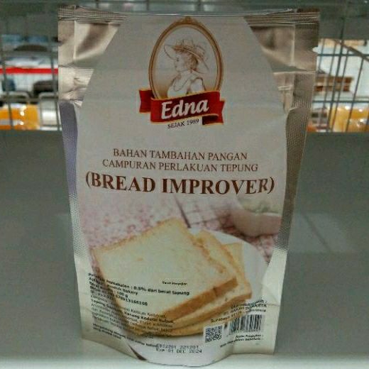 

Edna Bread Improver 100gr Pengempuk Pengembang Penghalus serat Roti