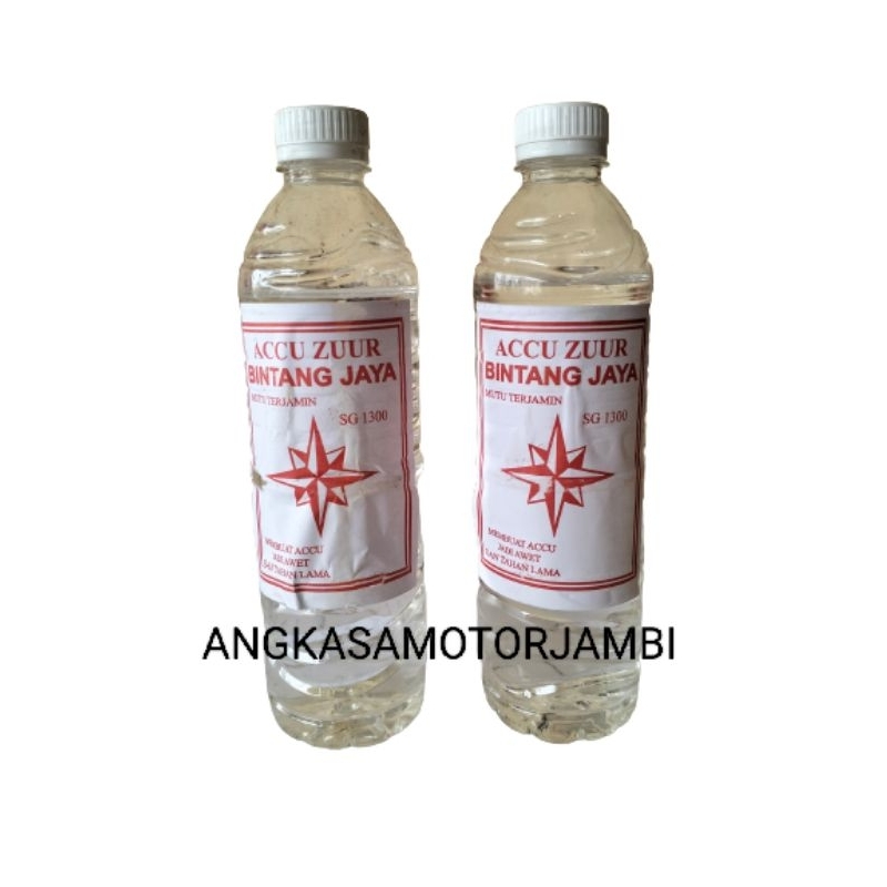 AIR AKI AIR ZUUR AIR ACCU 1L TUTUP WARNA MERAH