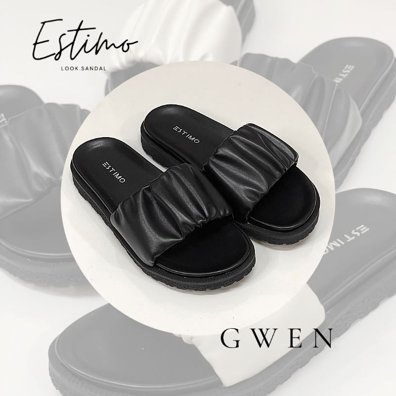 Sandal slip on wanita | GWEN by estimo.look | sandal wanita sandal cewek