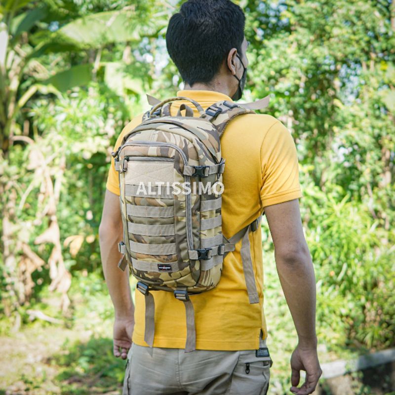 Tas ransel tactical army tas punggung tas kantor tas sepeda daypack TNI/polri Altissimo v6