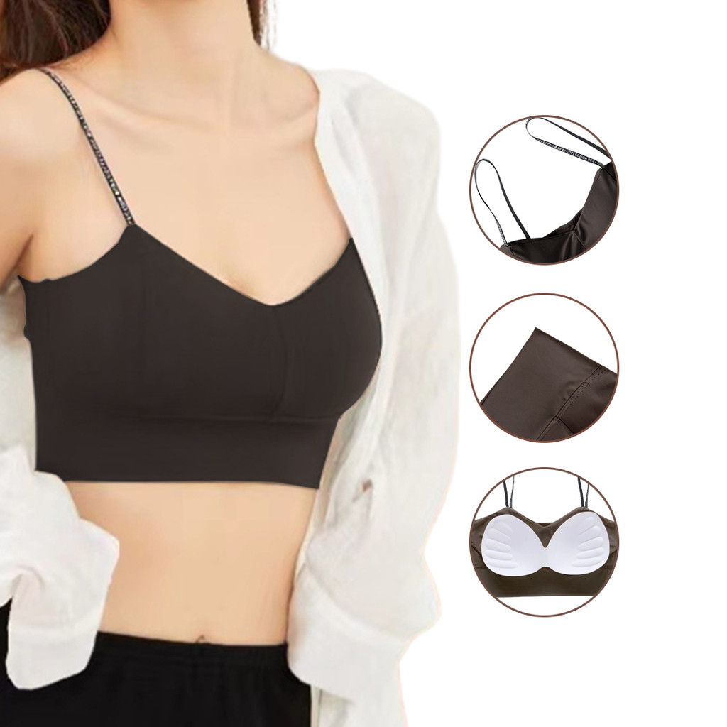 YS6121 Bra Import Pakaian Dalam Wanita BH Tali tulisan Fashion Korea - SOSOYO