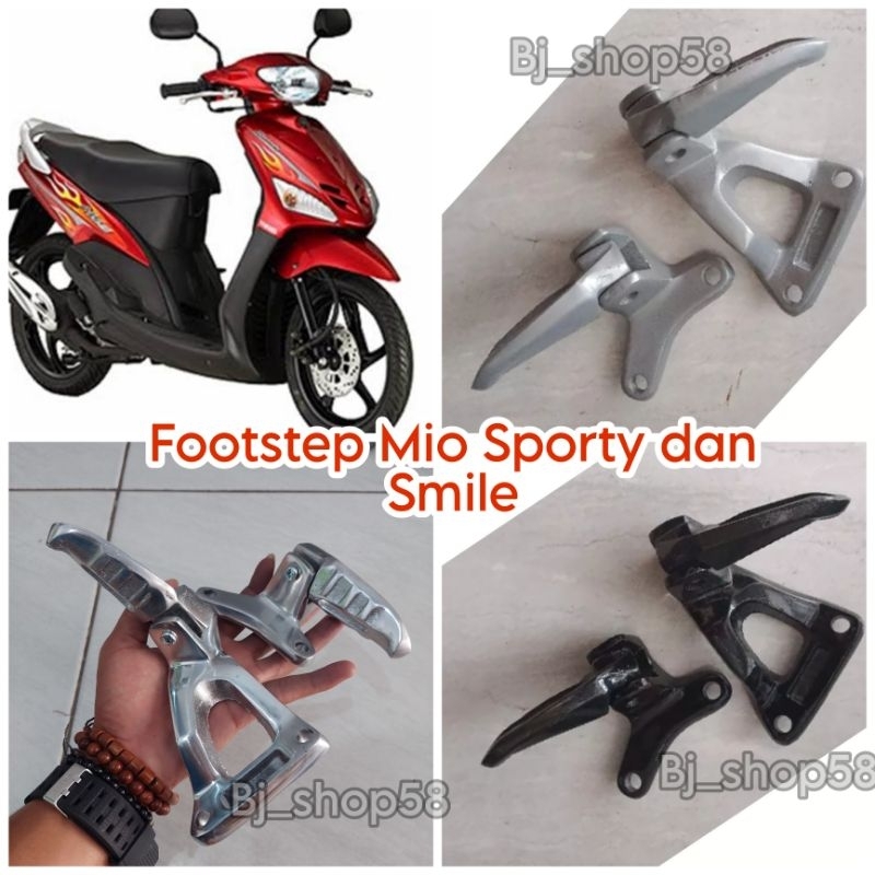 Dudukan step postep bostep motor mio sporty mio smile model original