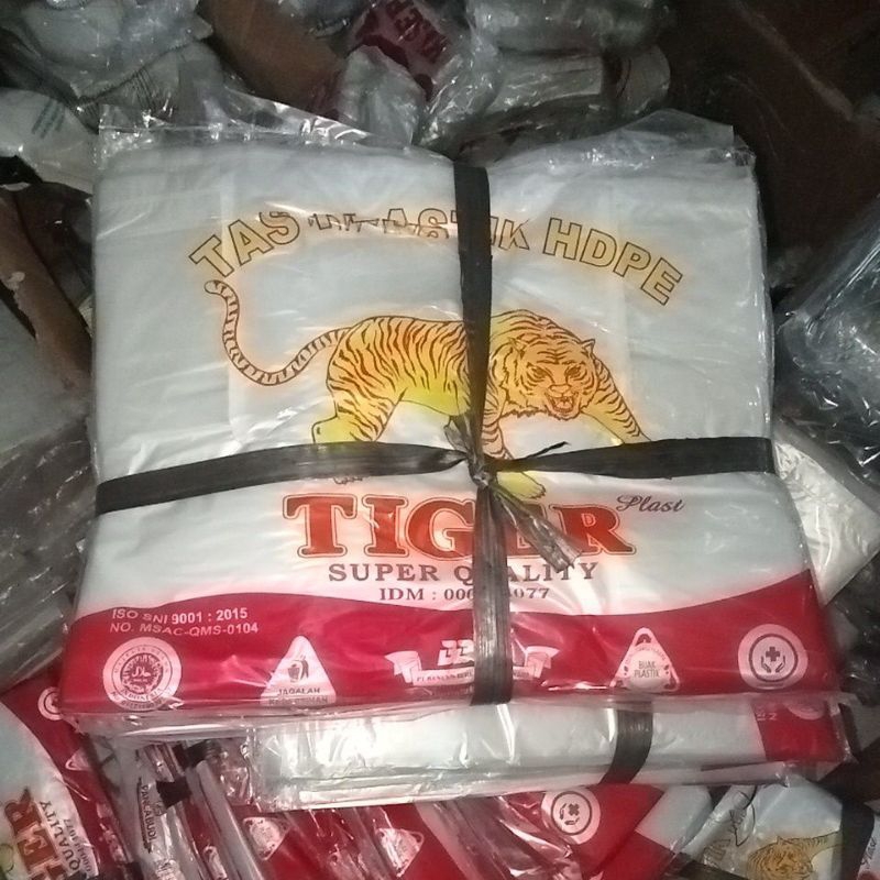 Kantong Plastik Tiger Ukuran 24 Bening
