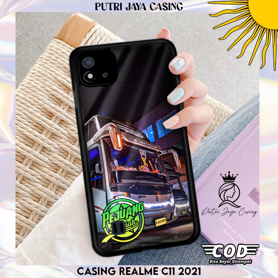 Case Hp Realme C11 2021 casing Realme C11 2021 Motif [ TRUK01 ] Casing Terbaru Case Karakter Lucu Ca