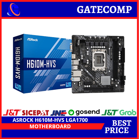 Motherboard ASROCK H610M-HVS (LGA1700, H410, DDR4, USB3.2, SATA3)