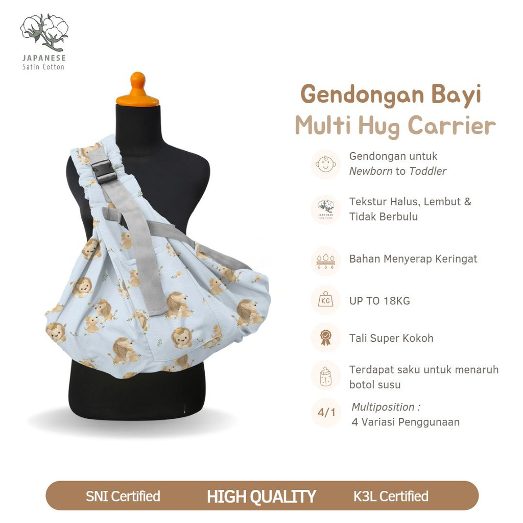 Obayito/Obytobi Gendongan Samping 4in1 - Gendongan Bayi