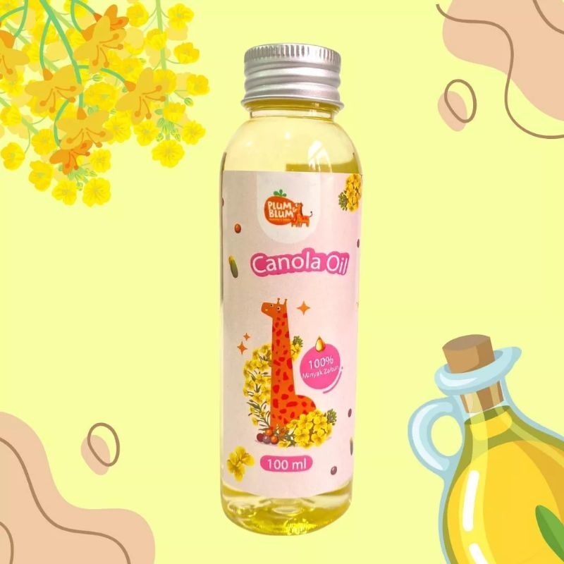 

Plum & Blum Canola Oil 100ml | Minyak Canola Murni | MPASI ANAK