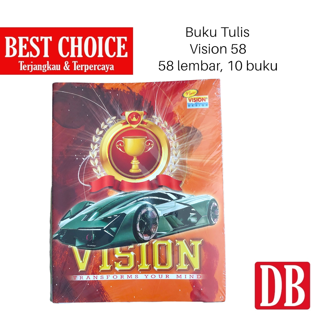 

H7Y Buku Tulis VISION 58 Lembar (10 Pcs)