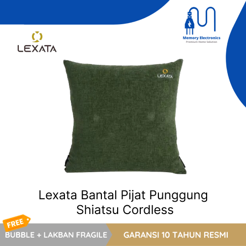 Lexata Bantal Pijat Punggung Shiatsu Cordless