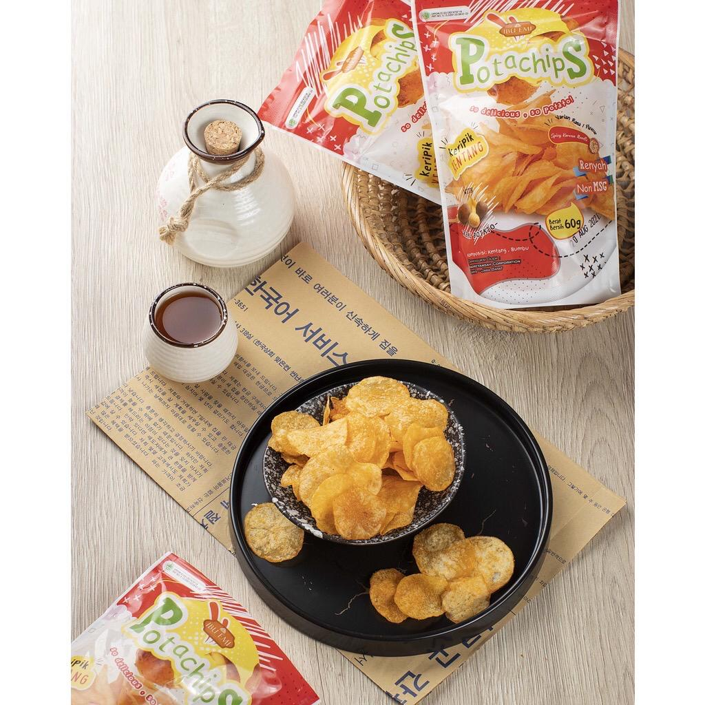 

Ibu Emi - Potachips - Keripik Kentang Gurih - Tanpa MSG - 60gr