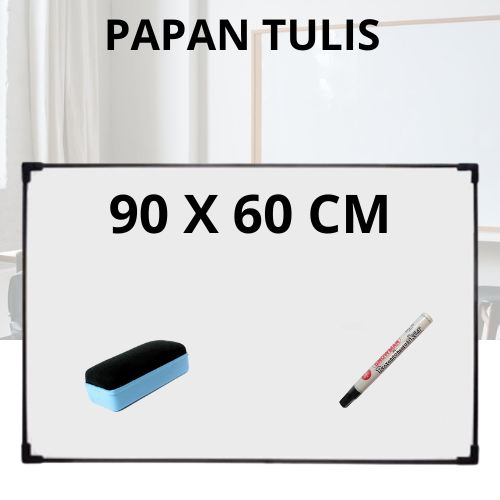 

Papan Tulis 60x90 cm Non Magnet gratis spidol dan penghapus