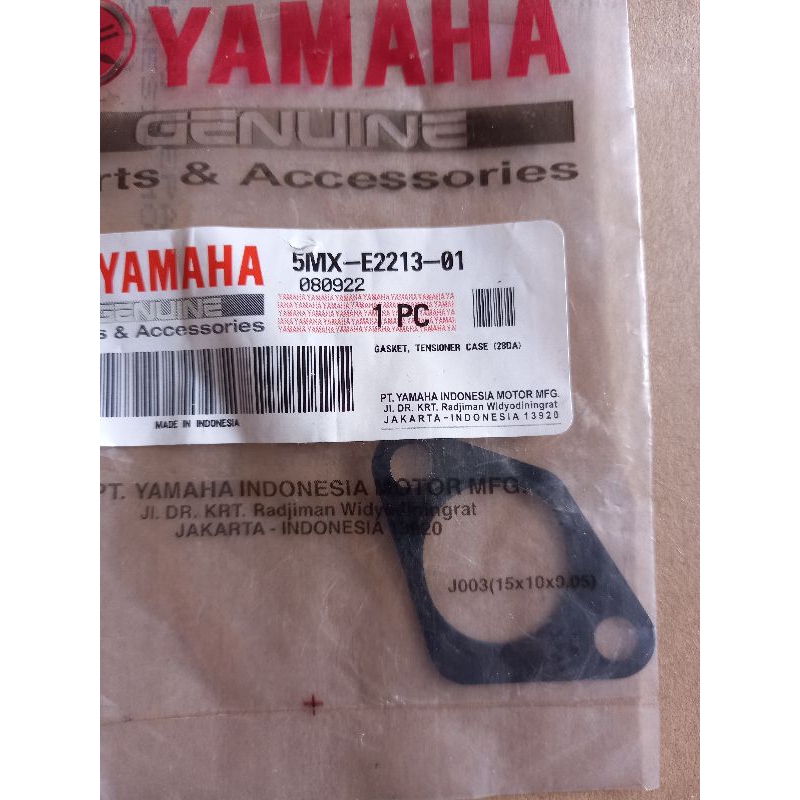 Gasket Tensioner Case Paking Perpak Tensioner Mio Sporty Smile Original