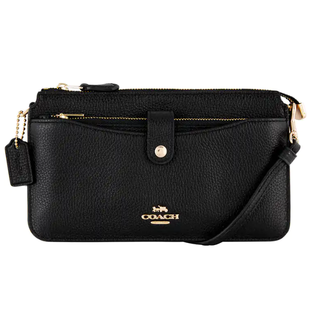 Coach Noa Pop-Up Messenger In Pebble Black (Coach 32320)