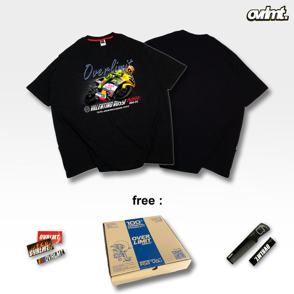 T-SHIRT | OVERSIZE | ROSSI | HONDA NSR | MOTO GP | OVERLIMIT