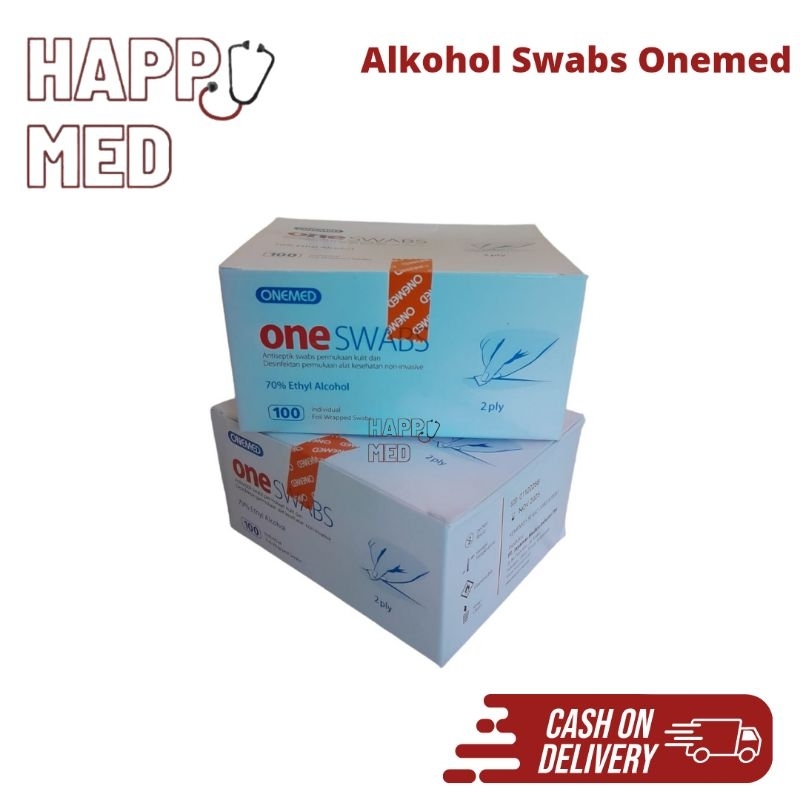 Alat Medis | Alkohol Swab OneSwab Tissue Alcohol tissue alkohol Kapas Alkohol Swab