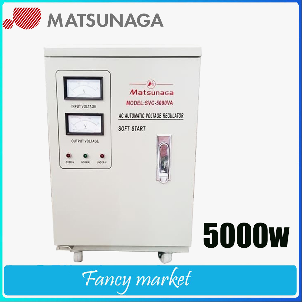 STAVOL STABILIZER MATSUNAGA 5000W - Alat Penstabil Voltage Listrik