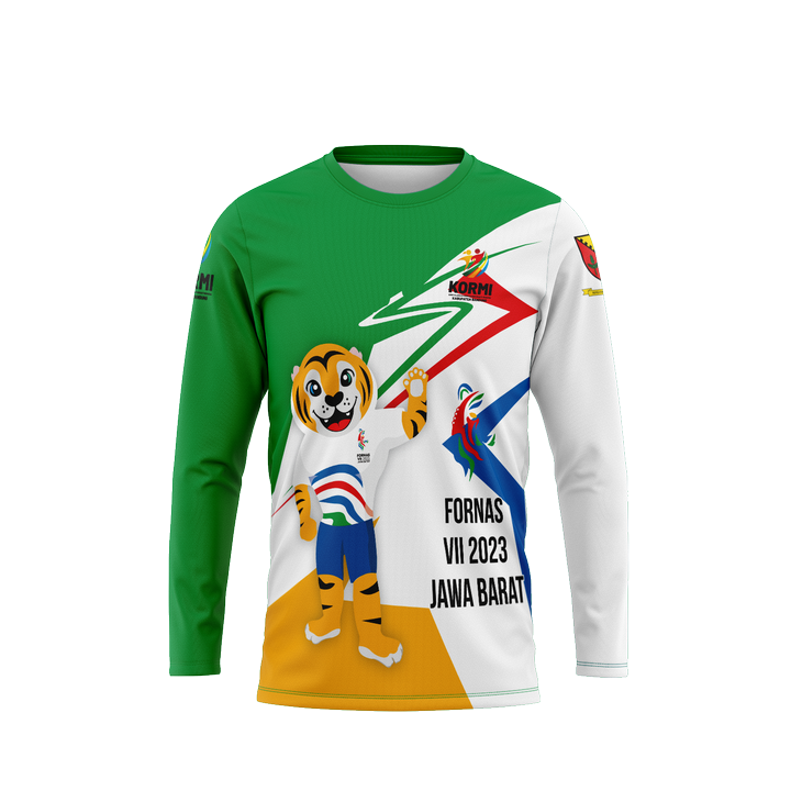 kaos fornas bandung 2023 baju fornas vii bandung jawa barat juara