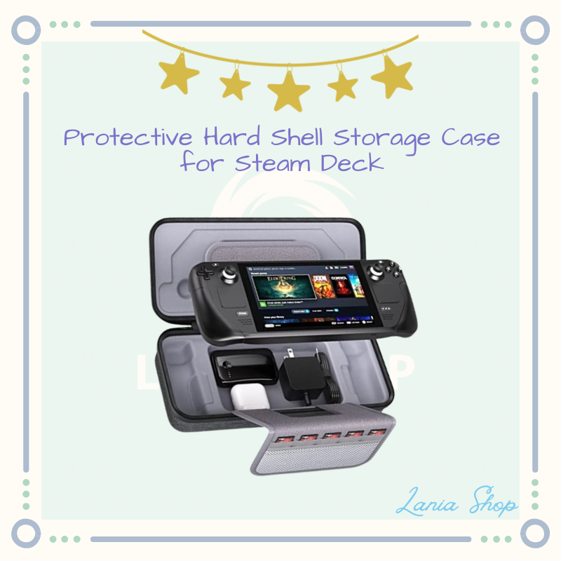 Protective Hard Shell Storage Case Steam Deck - Tas Stand Steam Deck