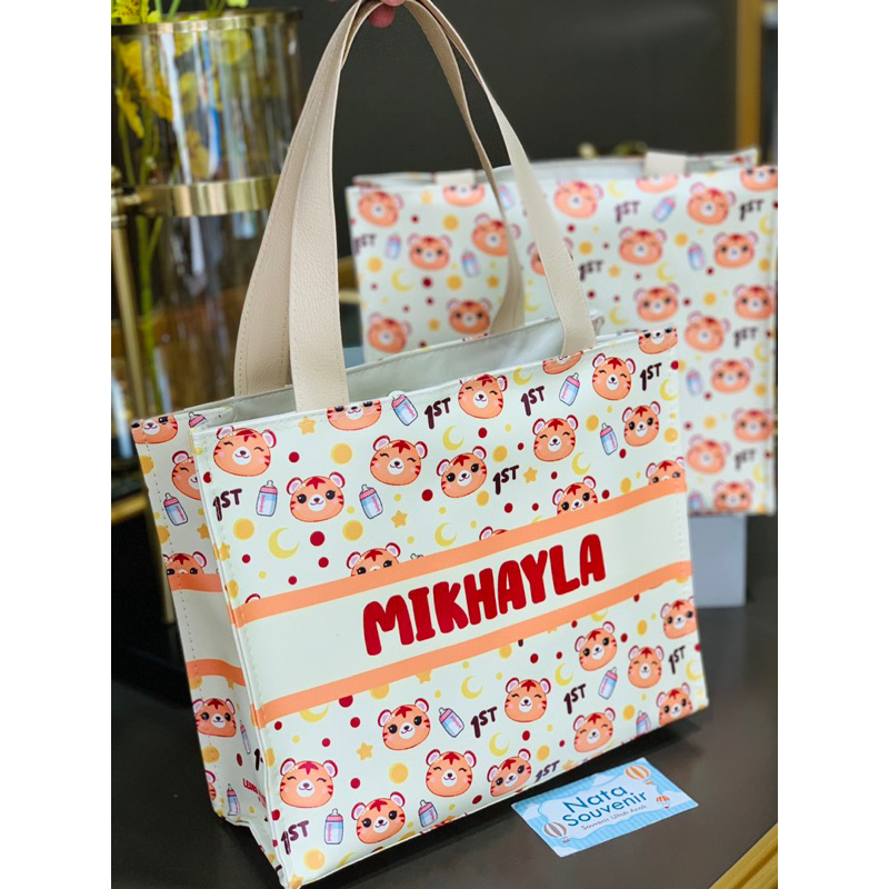 Hailey Dior Bag M/ Handle Printing/Hampers/Souvenir Ulang Tahun/Aqiqahan/Tasyukuran/goodie bag/khita