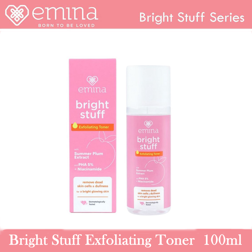 Emina Bright Stuff Exfoliating Toner - 100ml