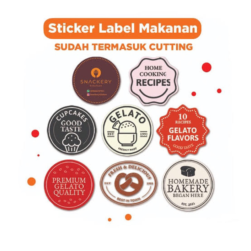 

stiker label jualan
