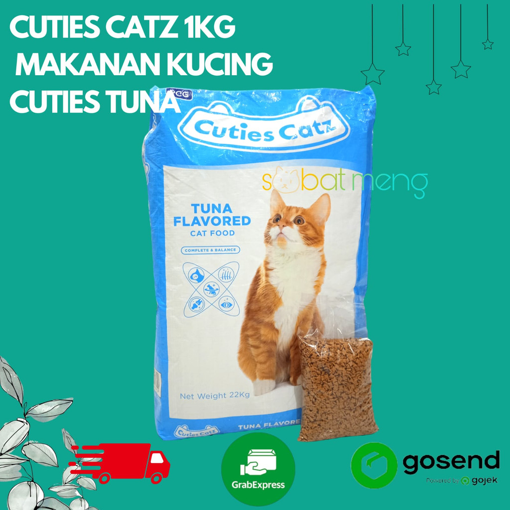 CUTIES CATZ 1KG | CUTIES MAKANAN KUCING | CUTIES TUNA