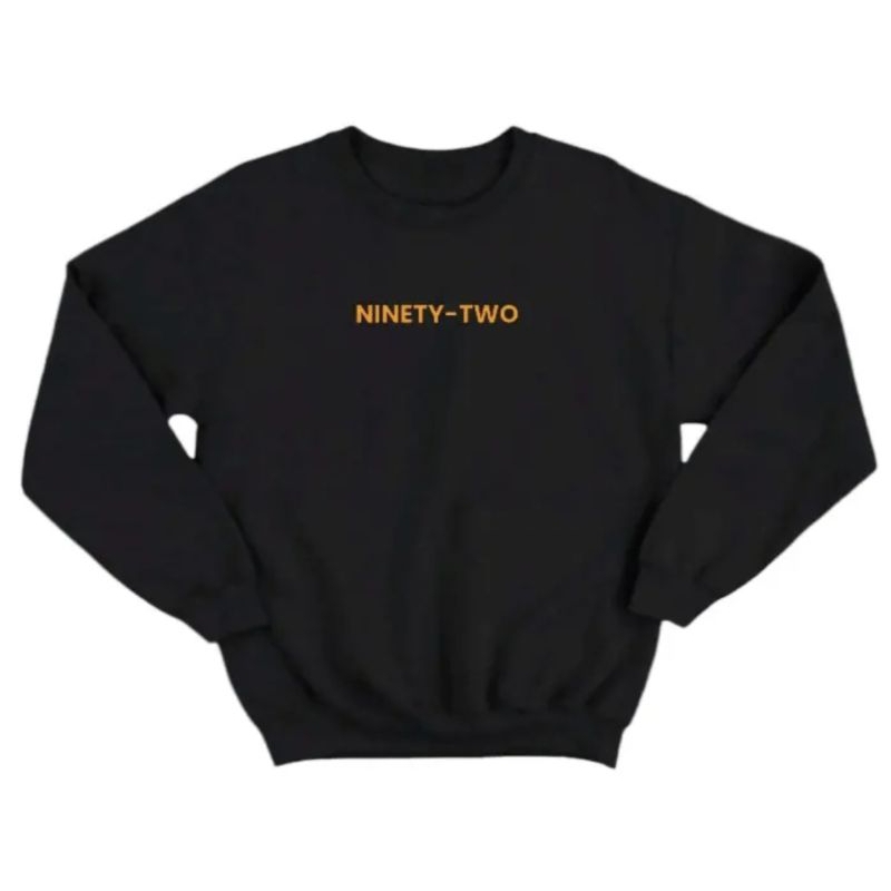 sweater crewneck Logo NINETY-TWO unisex L. XXL. 3XL. 4XL. 5XL. 6XL