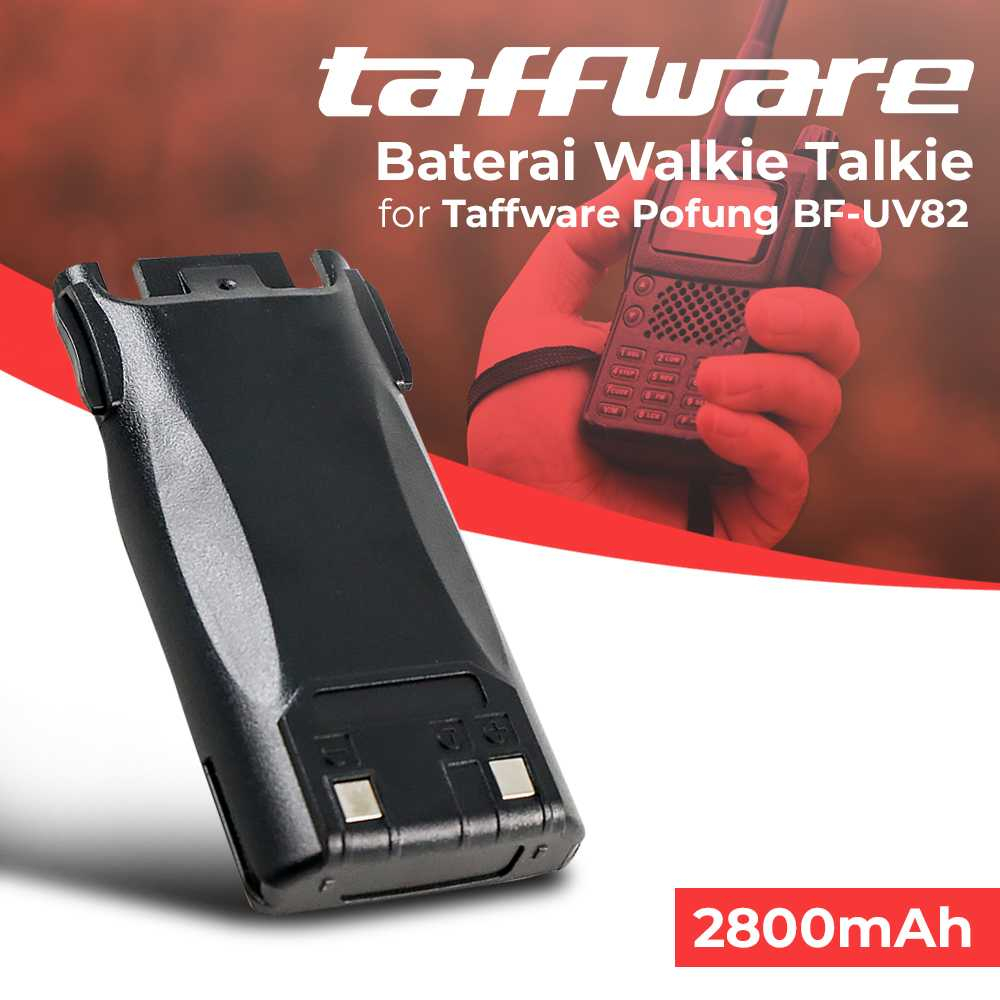Baterai HT Walkie Talkie 2800mAh for Taffware Pofung