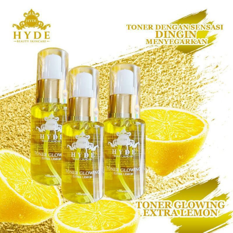 (BISA COD) TONER GLOWING EXTRA LEMON HYDE BEAUTY SKINCARE ORIGINAL