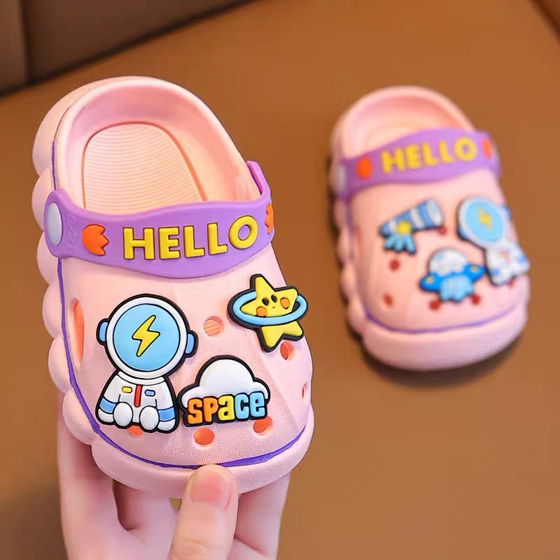 babyfit astronout cloud sandal bapau anak cewek cowok accs sendal import karet pvc ml-0524