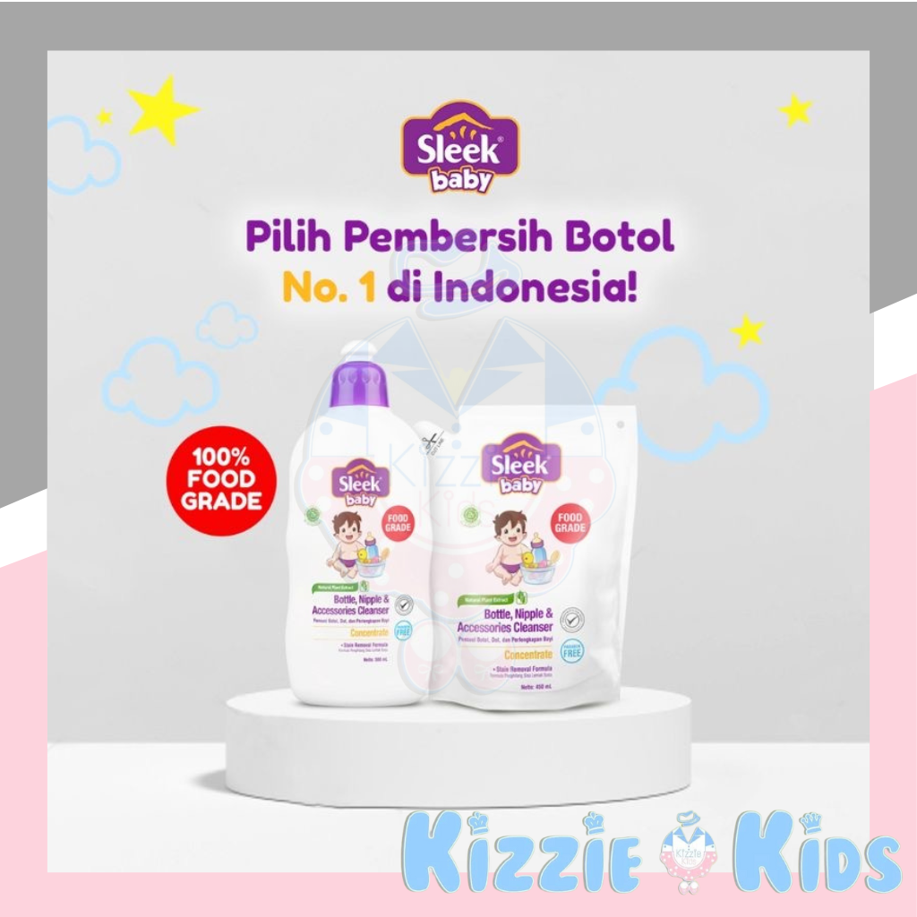 Sleek Cuci BOTOL / Sleek LAUNDRY / Sleek Hand Wash Kemasan BOTOLAN