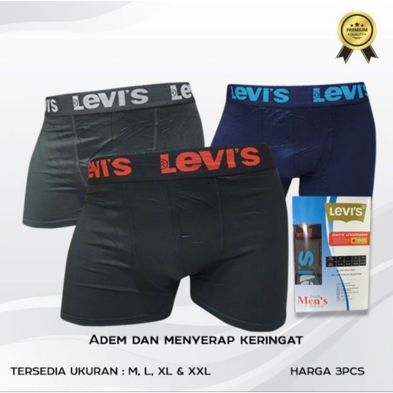 Celana dalam pria BOXER LV's Harga 3 PCS