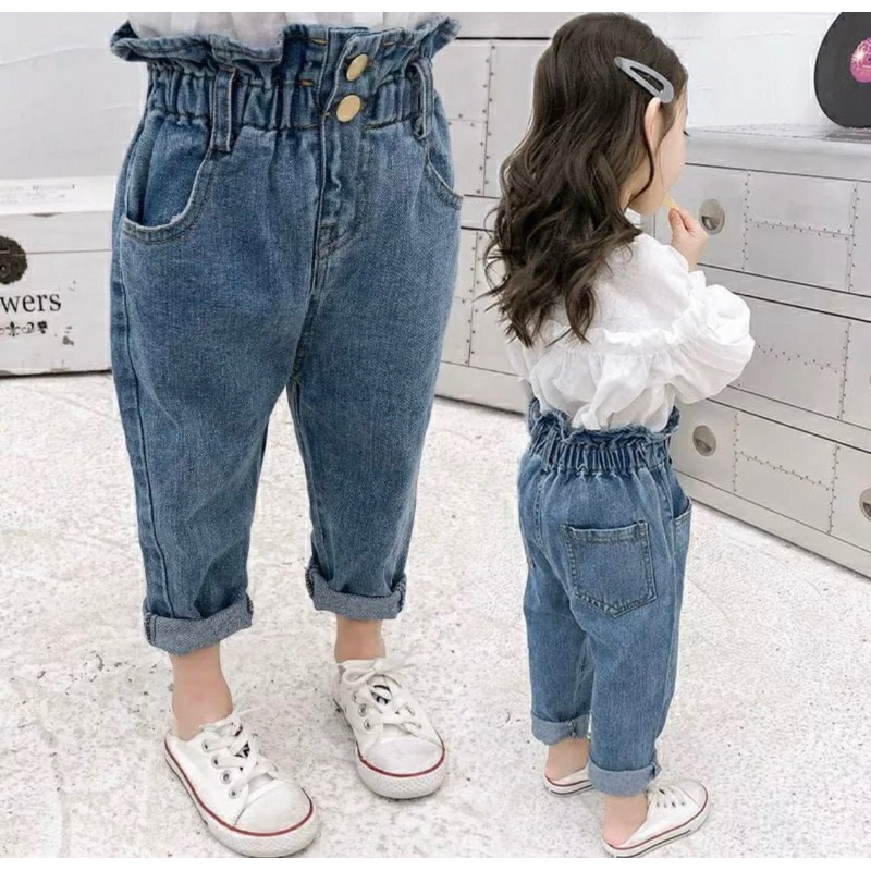 CELANA ANAK PEREMPUAN USIA 1 - 7 TAHUN // CELANA BOYFRIEND ANAK