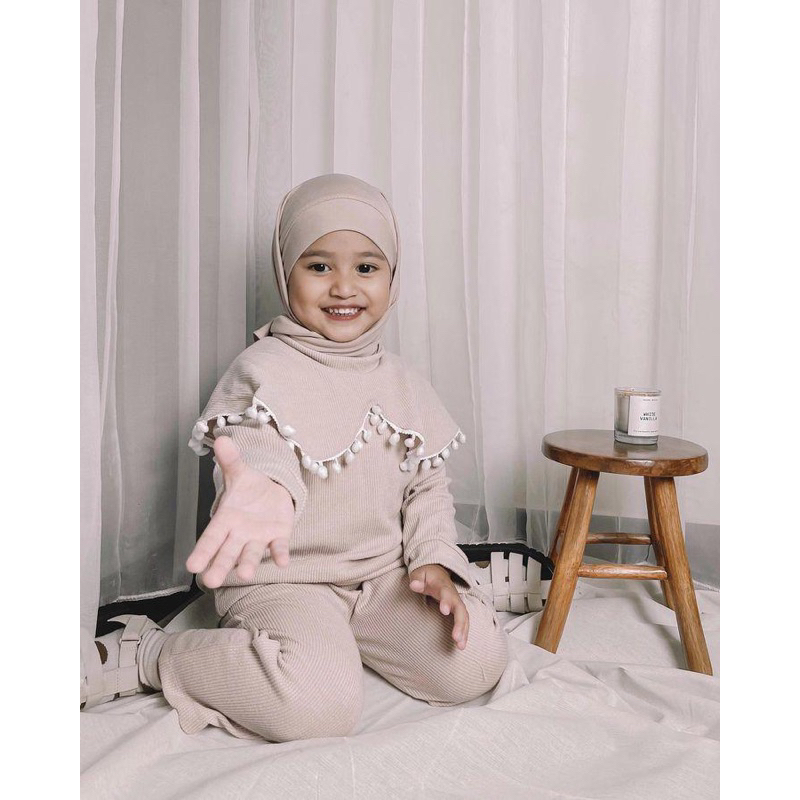 RACHIDKIDS / SETELAN ANAK LUCU / ZASKIA KNIT SET