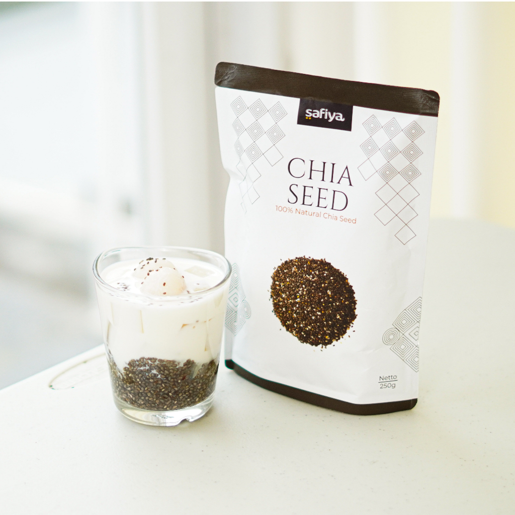 Chia Seed Organik 500 gram Organic Black Chiaseed Authentic Safiya Food