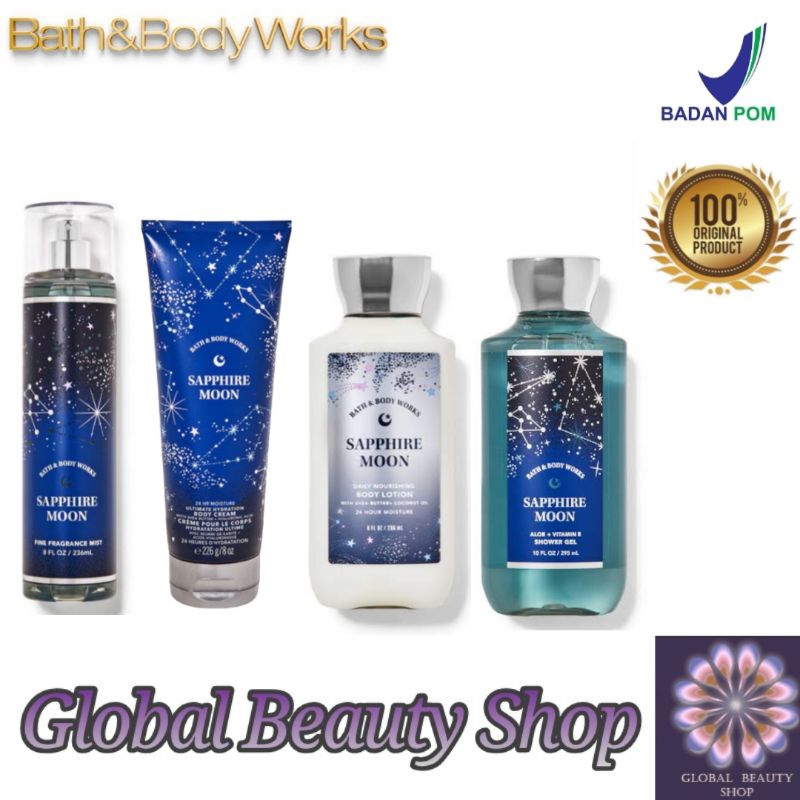 Shappire Moon - BBW ( Fragrance Mist - Body Lotion - Body Cream - Gel)