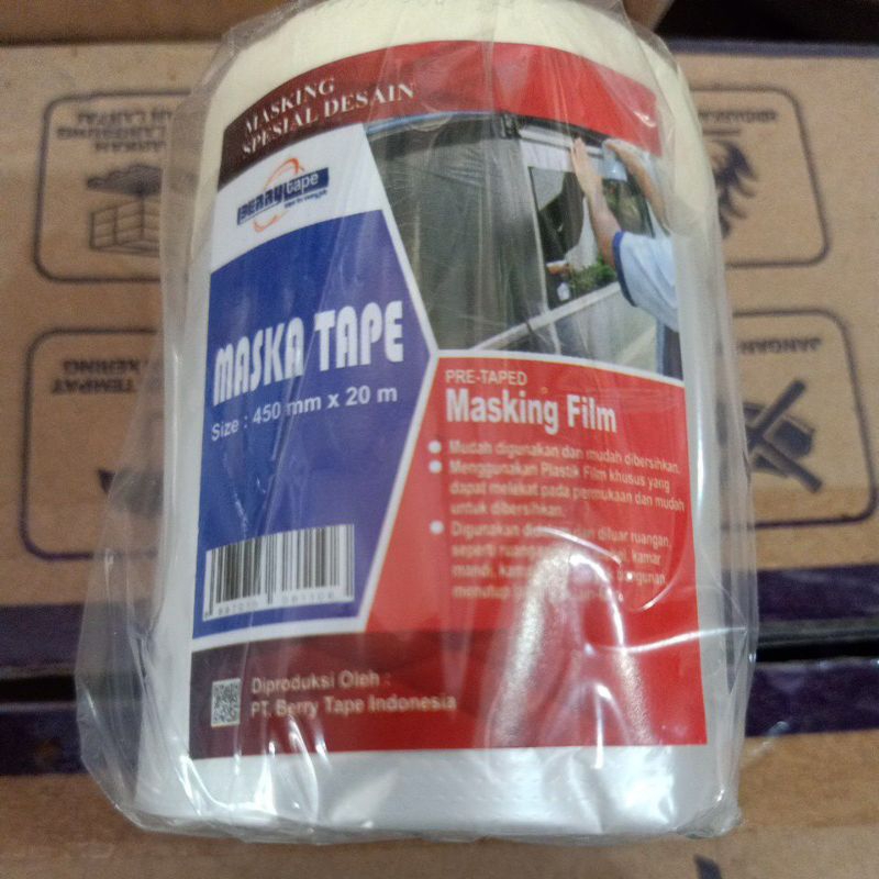 

masking tape / lakban kertas plastik