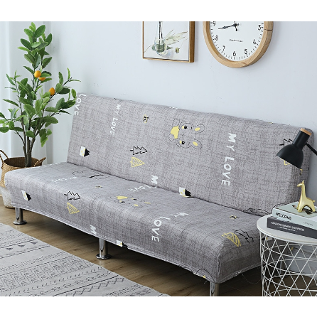 Elastic Vintage Sofa Bed Set Cover / Penutup Sofa Bed Shabby Floral Scandinavian