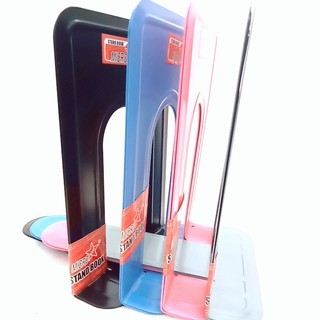 

Penyangga buku besi per set/ pembatas buku besi sepasang