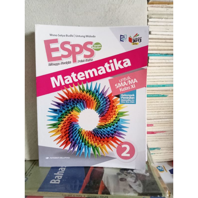 buku esps matematika 2 kelas 11 SMA ESIS Erlangga