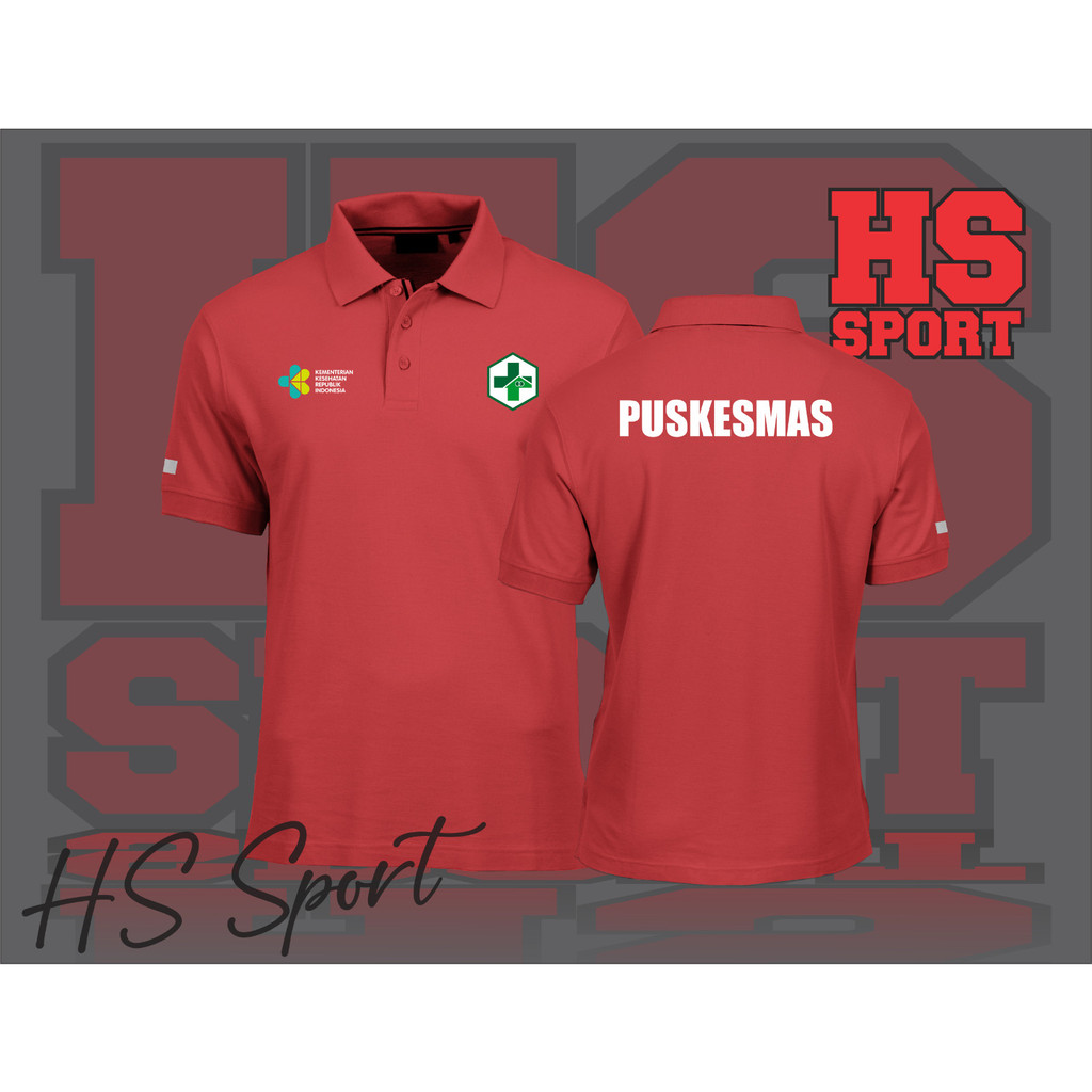 POLO SHIRT PUSKESMAS -  BAJU KERAH PUSKESMAS  - POLO KERAH PUSKESMAS